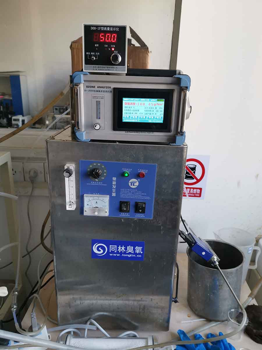 金风环保污水试验现场