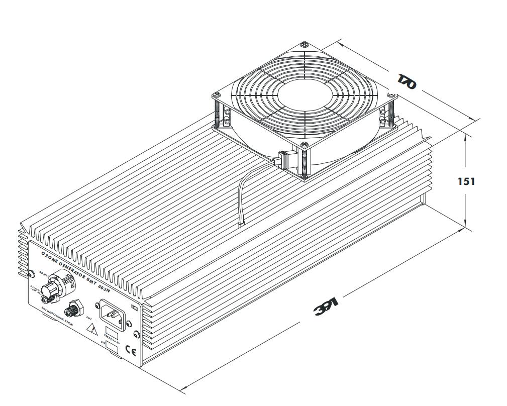 德国BMT臭氧发生器 803N与802N的区别
