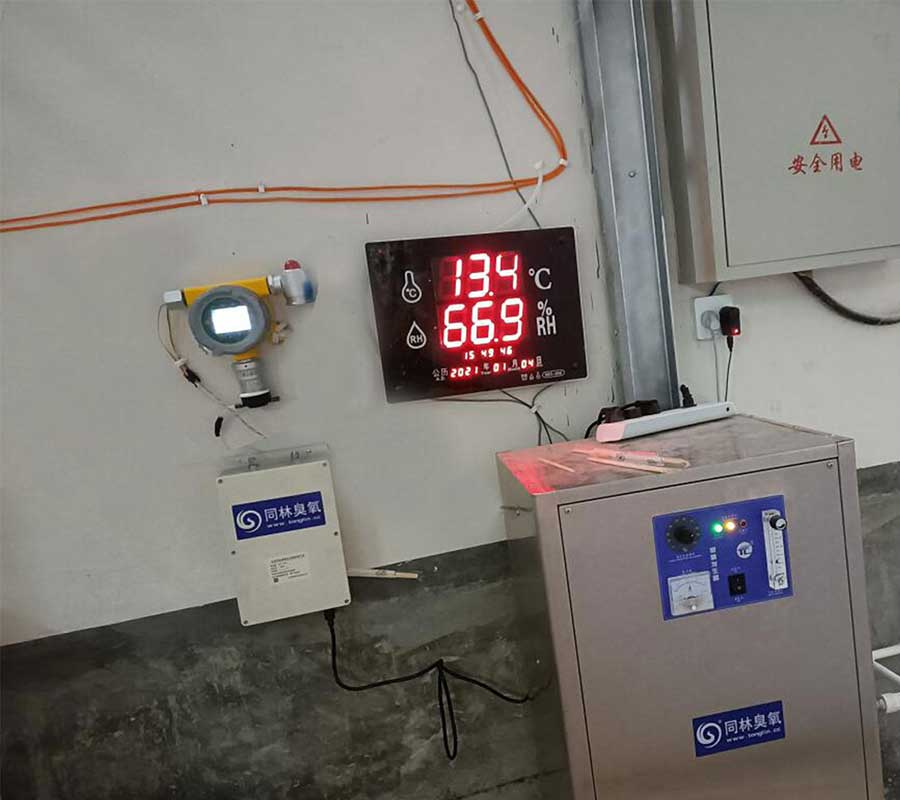 臭氧在输送管道及容器的消毒